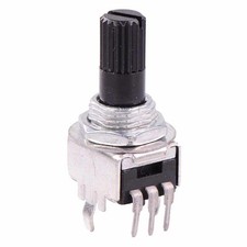 500K Linear 9mm Potentiometer Knurled 6mm Shaft