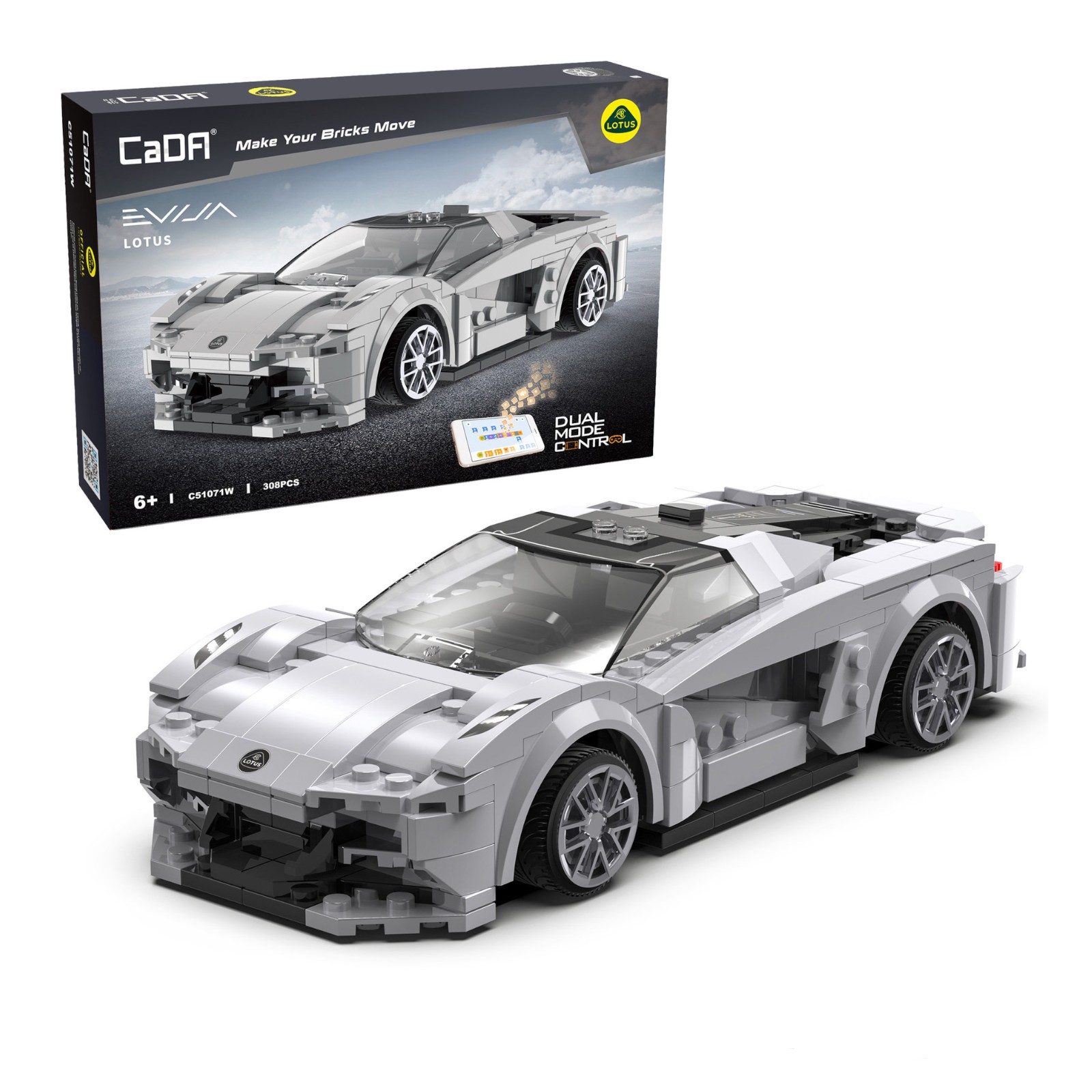 CaDA C51071W 1:18 Lotus Racing Car - 308pcs - Image 8