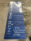Vintage The Cleveland Museum of Art Outdoor Vinyl Banner - "Into The Light" Blue — photo 1