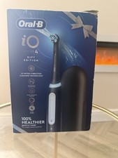 Oral-B iO Series 4 Electric Toothbrush Matt Black Bluetooth Rechargeable Timer