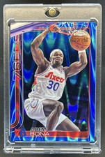 2025-26 Topps Chrome Adem Bona RayWave Blue Refractor #/150 76ers