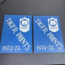 Truitt Jr. High Yearbooks 1972?73 & 1974?75 Chesapeake VA Vintage Lot