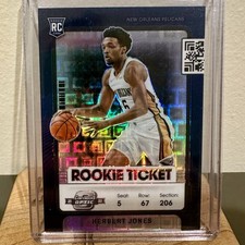 2021 Contenders Optic Herbert Jones RC Black Pandora Rookie Ticket SSP Case Hit