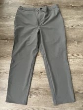 Banana Republic Slim Tapered Fit Motion Tech Pants Gray Mens 34x30