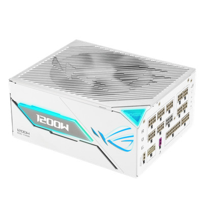 ASUS ROG Thor 1200W Platinum III White Edition Supply ATX 3.1 OLED