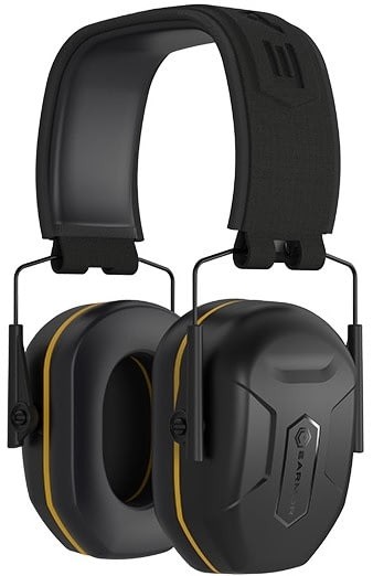 Earmor Sport Shooting Low Profile Passive Ear Muffs, 27dB, Tactical Black, M300L