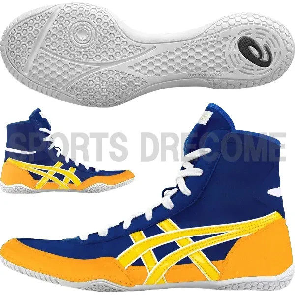 ASICS EX-EO Wrestling Boxing Shoes  1083A001  TWR900 New model Yellow & Blue