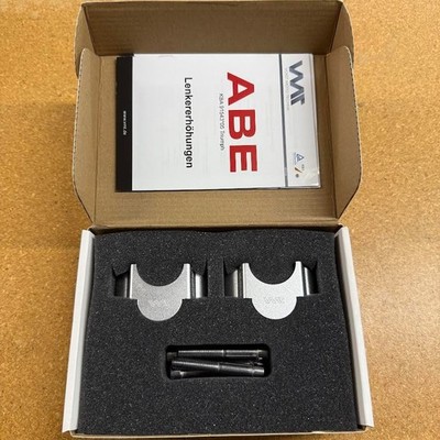 Voigt Moto Technik 25MM Handlebar Risers Silver - Triumph Rocket 3 / R / GT