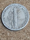 1943S Mercury Dime W/ Die Clash & Die Breaks — photo 6