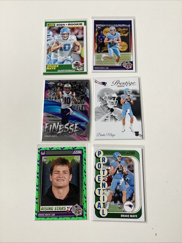 Drake Maye - Mixed Rookie Card Bundle NFL - New England Patriots