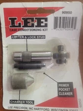 Lee Preciesion Case Conditioning Kit inlcudes cutter and lock stud 90950