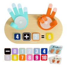 TOP BRIGHT Educational Learning Number Toy for Toddler - Finger Counting Math