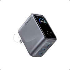 Anker Prime Charger 160W 3 Port Compact GaN USB C Charger Block Smart Display
