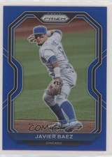 2021 Panini Prizm Tier II Blue Prizm Javier Baez #107 0lt3