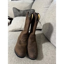 Masterson Boot Co Brown Leather Western Cowboy Boots RB2000Y Size 4M