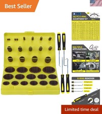 382 PCS Viton O Ring Assortment Kit - 30 Sizes for High Temp  Oil Resistance