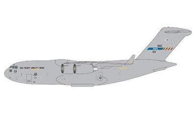 GMNAT132 GeminiJets C-17A Globemaster III 1/400 Model SAC-03 SAC Heavy Airlift