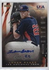 2012 USA Baseball National Team 15U Profile Signatures Luken Baker #3 Auto 02yj