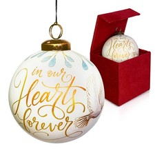 Inner Beauty Memorial Remembrance Christmas Ornaments - Mouth Blown and Rever...