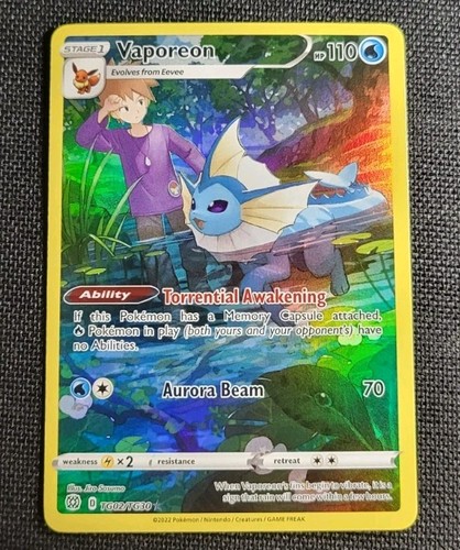 Vaporeon TG02/TG30 Brilliant Stars Trainer Gallery Holo NM