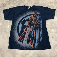 Vintage Darth Vader Empire Star War T-Shirt Navy Mens Size Large