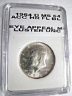 1964 d kennedy half dollar uncirculated, GREAT EYE APPEAL, ACCENTED HAIR, NICE