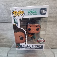 Image of Funko Pop Disney Raya And The Last Dragon Raya With Tuk Tuk #1005