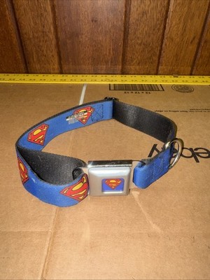Buckle Down DC Comics SUPERMAN Classic LOGO X Large 18 - 32  Neck Dog Collar