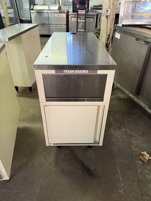 ROYSTON 18  7/11 METAL TRASH CAN BIN WASTE BIN USED