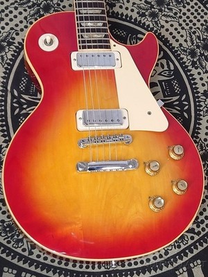 Gibson 1973 LES Paul Deluxe -CHERRY SUNBURST- Used Electric Guitar