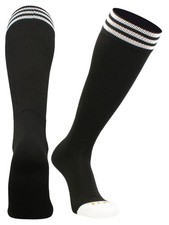 TCK Prosport Black Soccer Socks Kids Youth Girls Boys Medium, Black/White