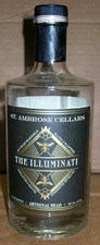Artisinal Mead, St. Ambrose Cellars, "THE ILLUMINATI" Empty Bottle, Beulah,MI