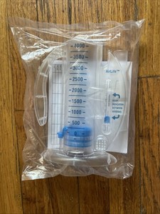 AirLife Volumetric Incentive Spirometer with One-Way Valve - 4000ml NEW