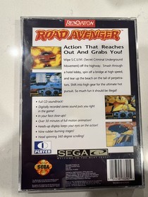 Road Avenger (Sega CD, 1993) Disc + Manual
