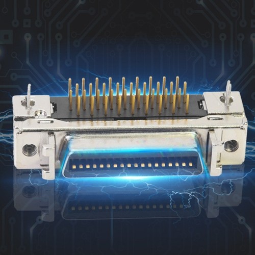 Heavy Duty SCSI Female Board Connector Metal Contacts 14P/20P/26P/36P/50P - Bild 4 von 13