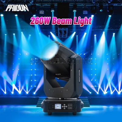 PAIDUN 260W 10R LED RGBW Moving Head Beam Light Rainbow Fogging Effect Disco Bar