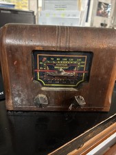Extremely Rare Westinghouse Wood Table Tube Radio Not Working