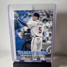 Freddie Freeman 2022 Topps Series 1 Welcome to the Show #WTTS-15 Insert Braves