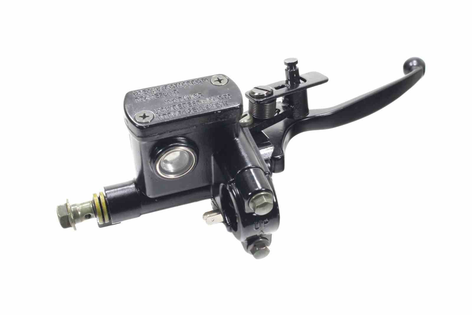 Maître-cylindre de frein ATV 110cc à 150cc droit en aluminium noir