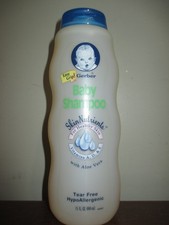 Vintage GERBER Baby Shampoo ALOE VERA Healthy Skin Nutrients Vitamin A, D, E
