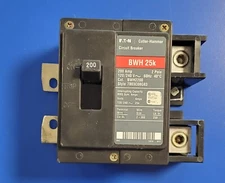 Eaton/Cutler Hammer BWH2200 200Amp 2Pole 120/240 Volt  25k Main Breaker