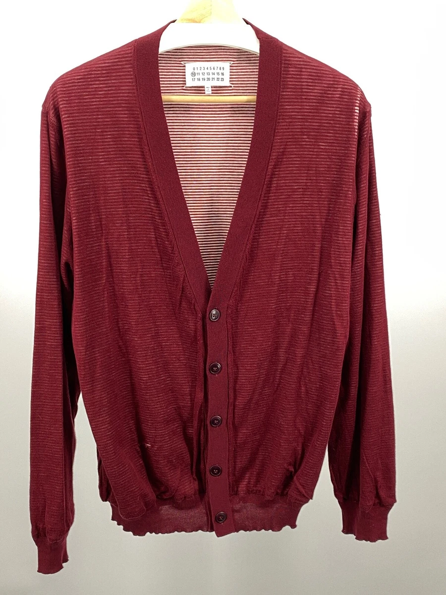 Maison Martin Margiela Distressed Striped Grunge Cardigan size 1 S