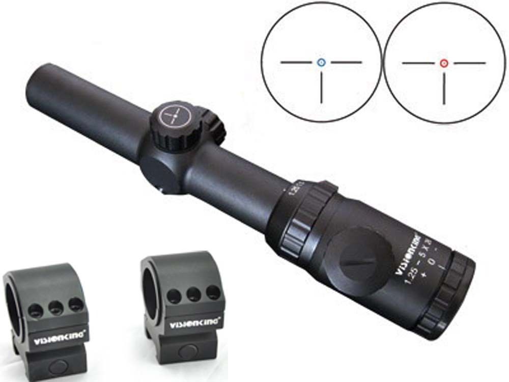 Visionking 1.25-5x26 Rifle Scope Hunting 30 three-pin German1