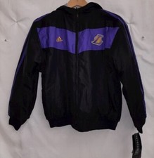 ADIDAS NBA Los Angeles Lakers Reversible Jacket Youth Size L