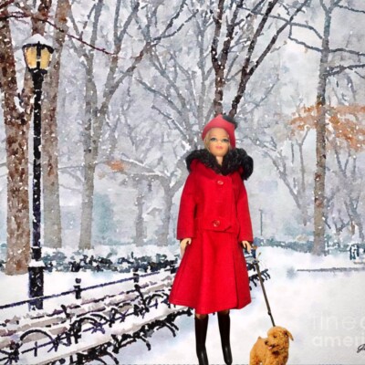 Barbie Doll 1964 Outfit 819 It's COLD OUTSIDE 2pc Coat /Hat Set No Doll