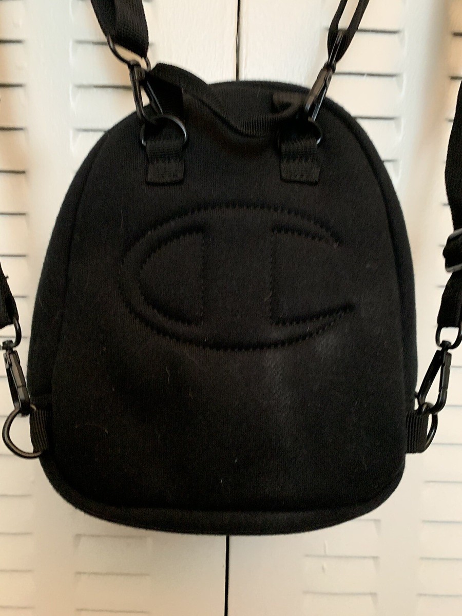 champion girls mini convertible backpack shoulder bag Champion Adult Mini Convertible Backpack Shoulder Bag, Black