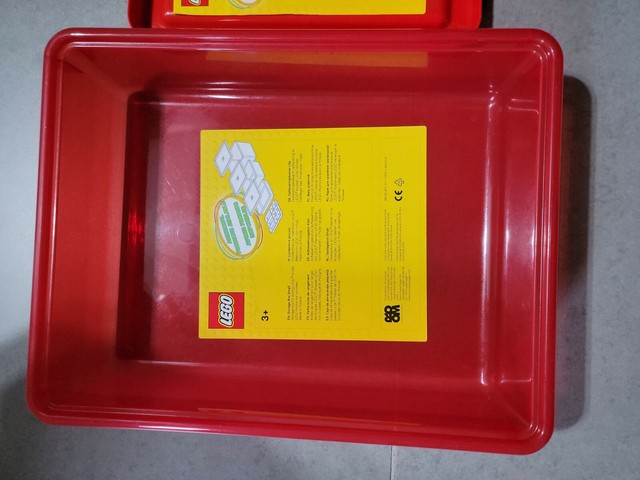 NEW LICENSED LEGO 4092 Yellow Storage Box S & Sorting Tray 4096 Lid Sealed LEGO Bricks