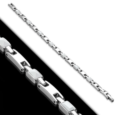 Herren Armband 20 cm Kette Edelstahl Unisex stainless stell bracelet y-kbr236