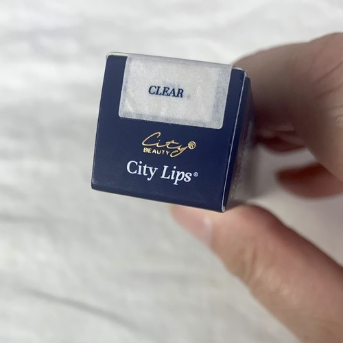 CITY BEAUTY | City Lips Plumping, Hydrating, Smoothing Lip Gloss Color Clear NIB - Afbeelding 6 van 7