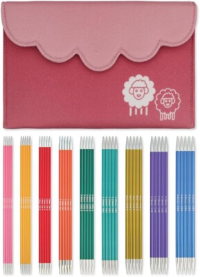 KnitPro Zing Deluxe Double Pointed Knitting Needle Set 6'' (15cm)